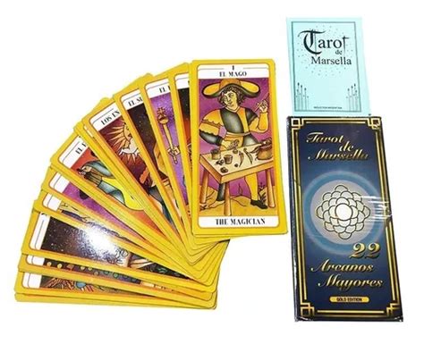 Mazo Cartas Tarot Marsella Arcanos Mayores Guia Folleto