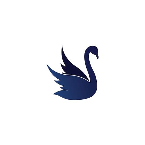 Premium Vector Swan Logo Template Vector Illustration Design