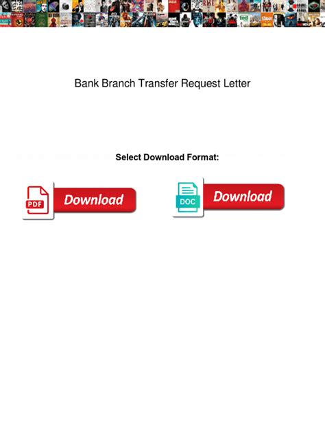 Fillable Online Bank Account Transfer Letter Template Sample And