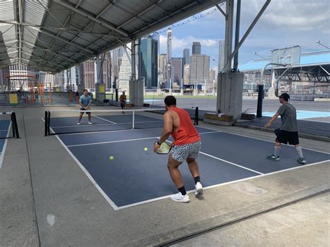 Pier 2 Field At Brooklyn Bridge Park 4 Pickleball Courts In New York