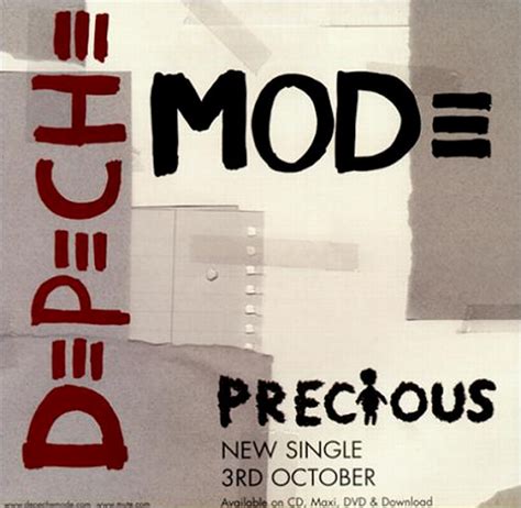 Depeche Mode Hist Ria Do Depeche Mode Precious Single