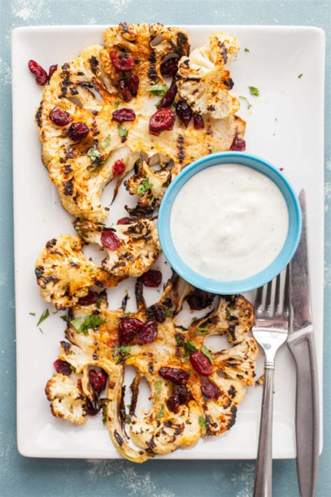 Grilled Cauliflower Steaks Recipe Girl