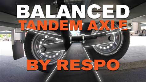 Balanced Tandem Axle By Respo Youtube