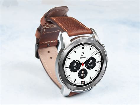 Personalized Leather Samsung Galaxy Watch Band Men Custom Galaxy Watch 6 5 Pro Strap Women