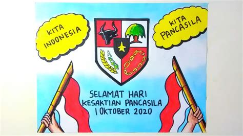 Poster Tentang Pancasila – Lukisan