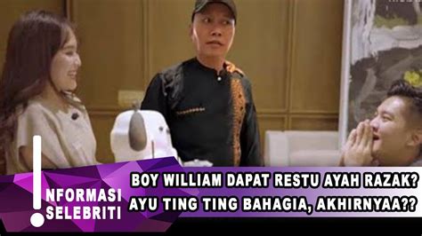 BOY WILLIAM BERSYUKUR MOMEN BAHAGIA AYU TING TING GOSIP ARTIS HARI