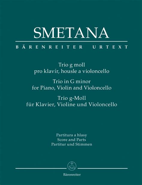 Smetana Piano Trio In G Minor By Baerenreiter Verlag Goodreads