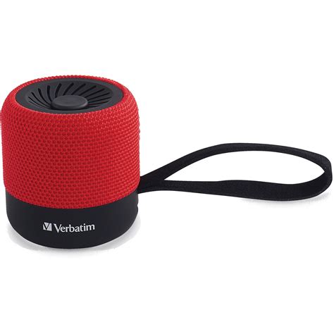 Verbatim Ver70230 Wireless Mini Bluetooth Speaker Red 1 Red