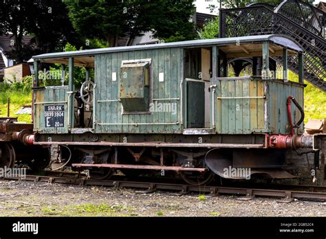 Steam Railway Steam Railway Brake Van At The Boat Of Garten Station