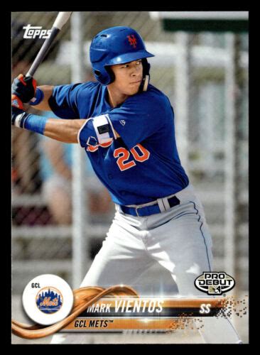 Mark Vientos Topps Pro Debut Mets Rookie Rc Ebay