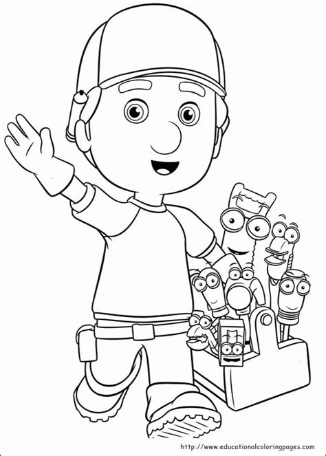 Free Handy Manny Tools Coloring Pages, Download Free Handy Manny Tools ...