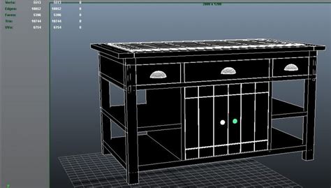 Isla De Cocina De Oxford Modelo Ds Max Y Modelo Fbx Cadblocksfree