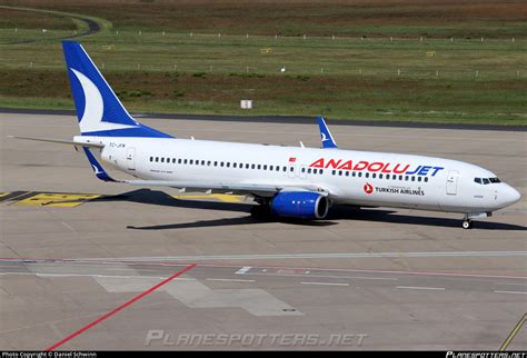 Tc Jfm Anadolu Jet Boeing F Wl Photo By Daniel Schwinn Id