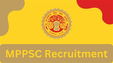 Mppsc Recruitment Apply Online For Jobs Notification