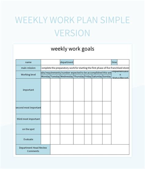 Free Plan Work Plan Templates For Google Sheets And Microsoft Excel