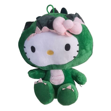 Sanrio Hello Kitty Green Dragon Costume Small 7 Plush Figure Stuffed