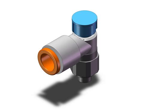 Smc As F M A Speed Controller W Fitting Flow Control