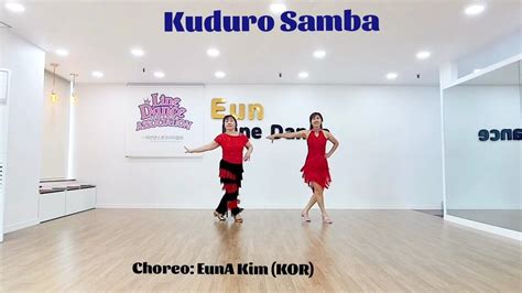 Kuduro Samba 쿠두로 삼바 Improver Line Dance Choreo Euna Kim Kor 라틴