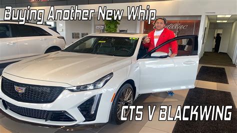 2022 Cadillac Ct5 V Blackwing At The Dealership Buying A New Toy Youtube