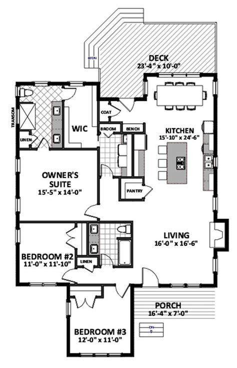 Small 3 Bedroom House Plans With Basement - Openbasement