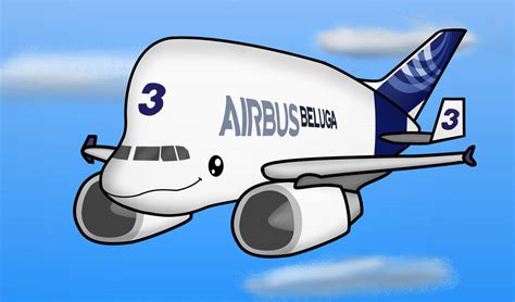 chibi beluga whale airbus  windytheplaneh  deviantart