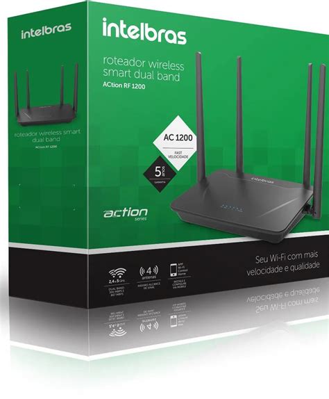 Roteador Wifi Intelbras Rf 1200 Segtron