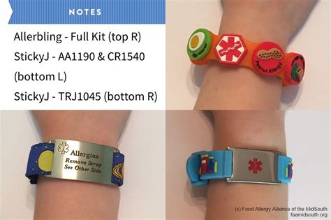 Review: Medical Alert Bracelets - FAAM - FOOD ALLERGY ALLIANCE OF THE ...