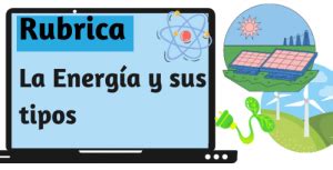 Rubrica sobre la Energía y sus tipos ERubrica Blog