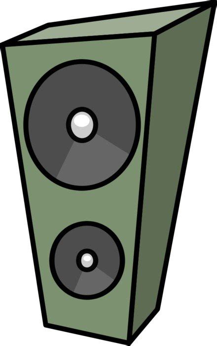 Cartoon Speaker Vector Drawing Free Image Download