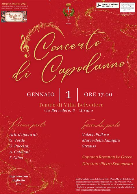 Concerto Di Capodanno Al Teatro Belvedere Agenparl