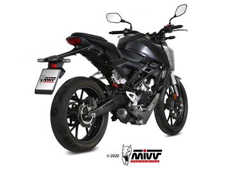 Scarico Honda Cb R Mivv Mk Inox Nero H Sm B Mivv