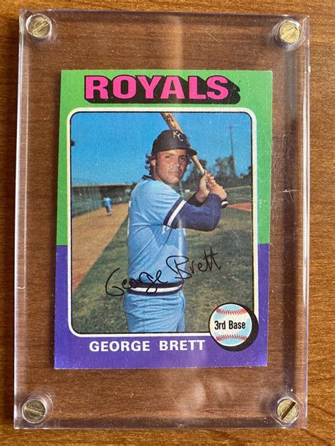 1975 Topps 228 George Brett Rookie NM Or Better Kansas City Royals HOF