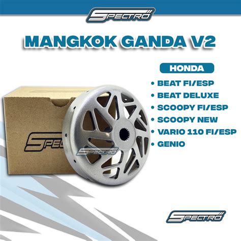 Jual Mangkok Ganda Spectro Racing V2 Beat Fi ESP Beat Deluxe Scoopy Fi