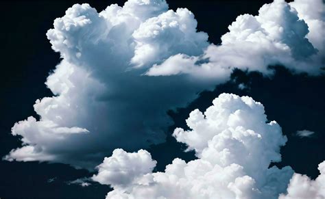 The Photo of the Fluffy Clouds Background Wallpaper 30000463 Stock ...