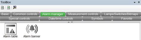 Alarm Table In Visualization