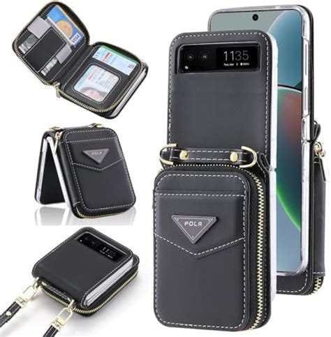 Amazon Yqodsz For Motorola Razr Wallet Case With Crossbody