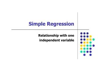 Ppt Regression Analysis Simple Regression Powerpoint Presentation