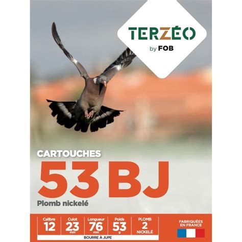 CARTOUCHES T E 12 53BJ X10 TERZEO CHASSEURS Terres Eaux