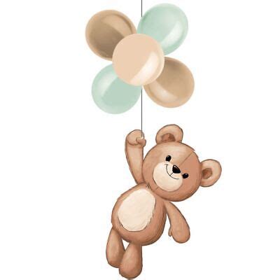 Teddy Bear Baby Shower Hanging Balloon Decoration X Baby Shower