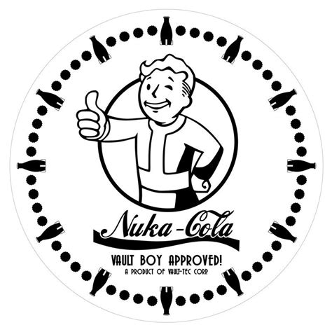 Nuka Cola Clock Svg Etsy