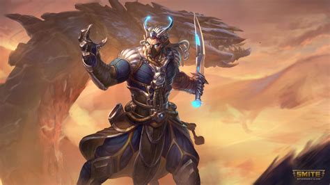 Download Ao Kuang (Smite) Video Game Smite 4k Ultra HD Wallpaper