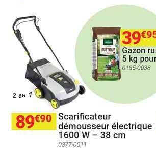 Promo Scarificateur D Mousseur Lectrique W Chez Oogarden