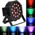 Refletor 18 Leds Cree De 3w Triled Par 64 Rgb Strobo Dmx Frete grátis