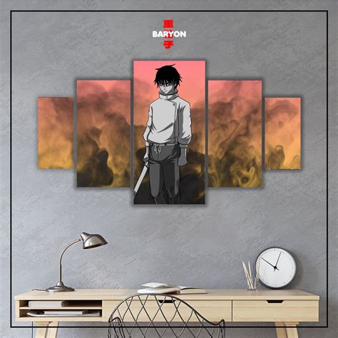 Jual Baryon Wall Decor Jujutsu Kaisen Yuta Okkotsu Set Hiasan Dinding