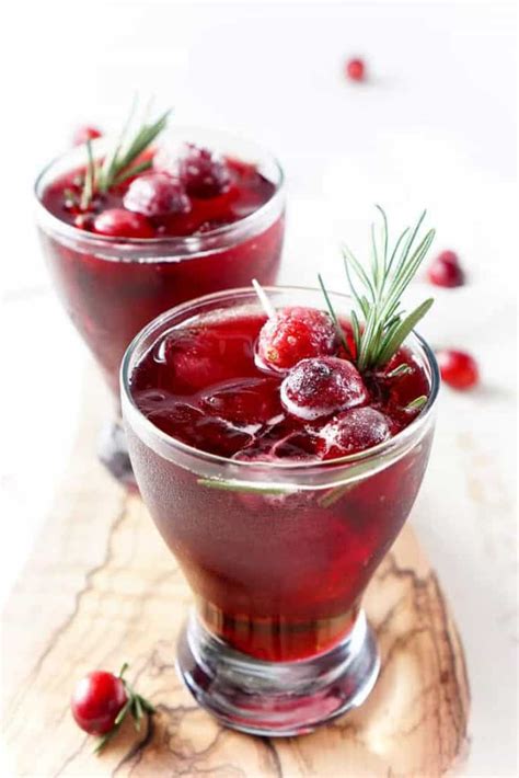 20 Cranberry Spritzer Mocktails for Valentines Day - Five Spot Green Living