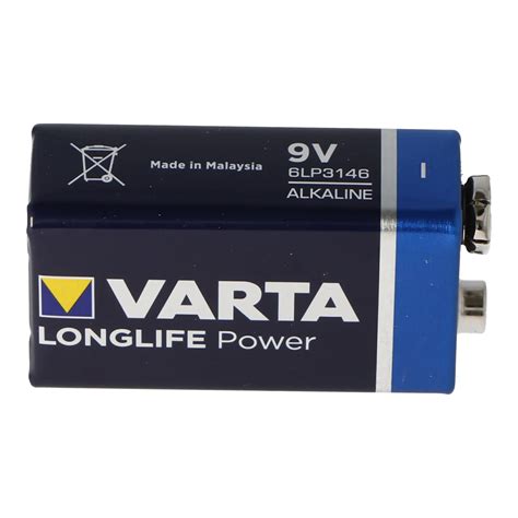 Varta 9V E Block Batterie 4922 Longlife Power Ehem High Energy 1 Er