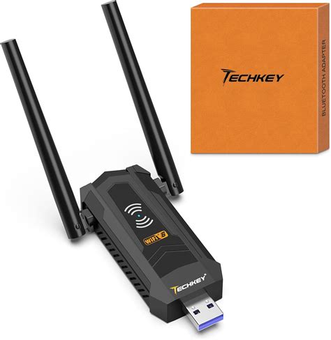 Amazon Wifi E Usb Adapter Ac For Pc Techkey Dual Dbi High