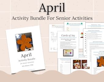 March Activity Bundle For Senior Activities Reminiscing Sensory