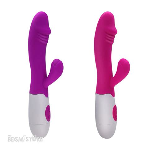 Dildo vibrador con estimulador envolvente de Clítoris My BDSM Store