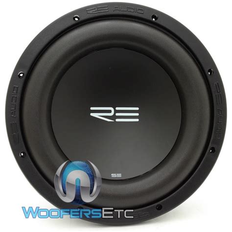 Sex10d4 Re Audio 10 1000 Watt Dual 4 Ohm Sex Series Subwoofer